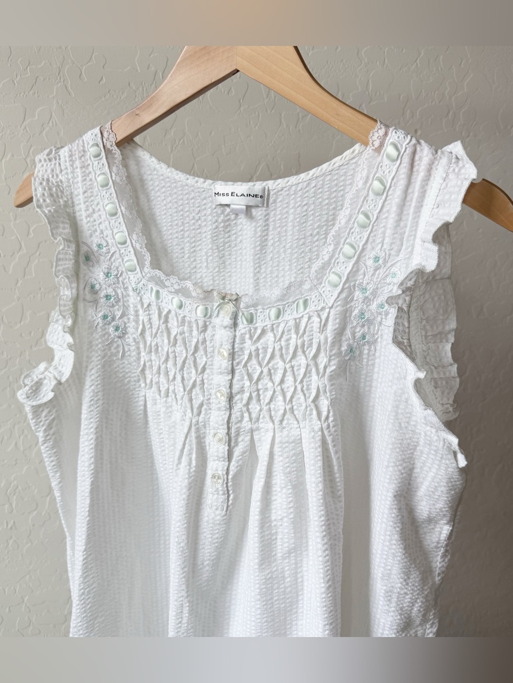 Miss Elaine Cottagecore Midi Nightgown